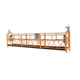 Robusta plataforma de andamio colgante de acero galvanizado para mantenimiento de edificios