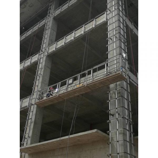 Limpieza de edificios de aluminio ZLP630 andamio colgante electrico #4 image