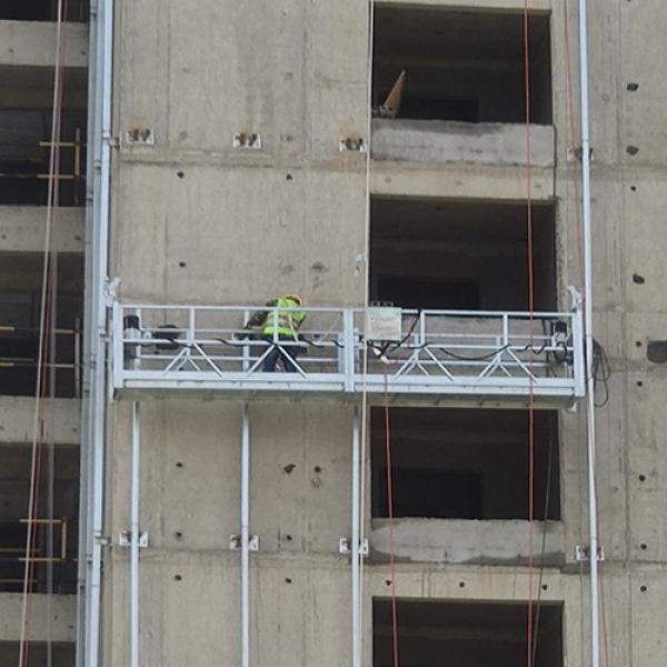 Andamio colgante eléctrico de acero galvanizado ZLP630 para mantenimiento de edificios #3 image